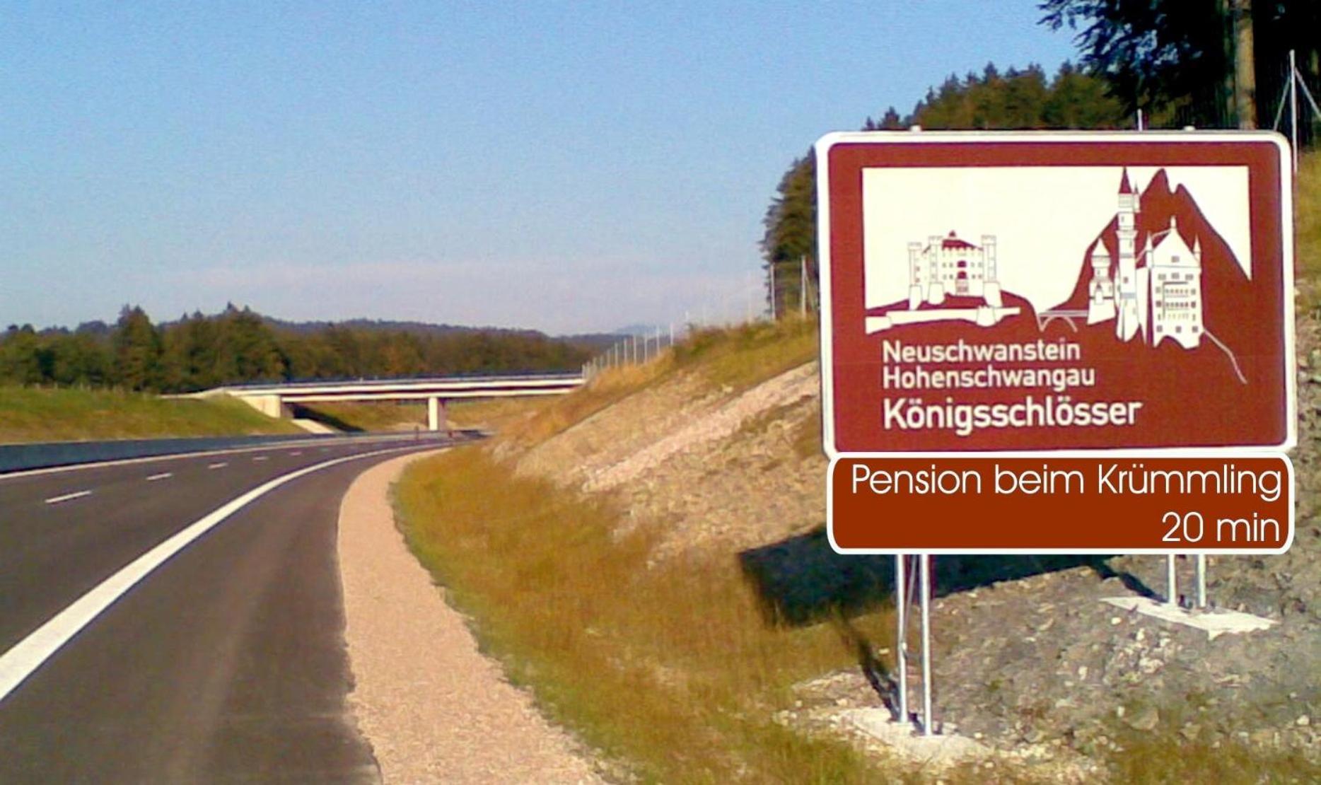 Pension Beim Kruemmling Reutte Exterior photo